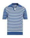 Doppiaa Man Sweater Bright Blue Size 42 Cotton
