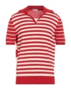 Doppiaa Man Sweater Red Size 42 Cotton