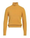 Doppiaa Man Turtleneck Marigold Size 36 Wool, Polyamide In Yellow