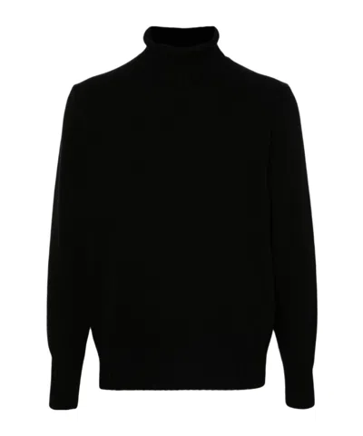 Doppiaa Turtleneck Sweater In Black