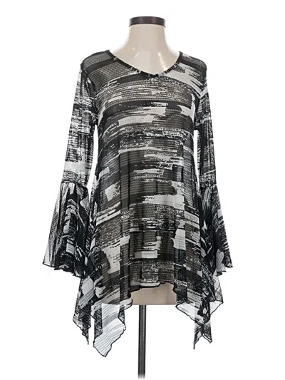 Pre-owned Dor Dor Couture Poncho In Silver