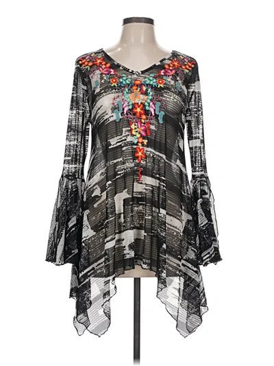 Pre-owned Dor Dor Couture Swimsuit Cover Up In Black