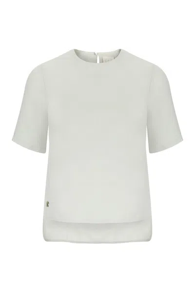 Dor Raw Luxury Women's A Walk In Sintra Linen Blouse - Mint Green