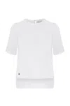 Dor Raw Luxury Women's A Walk In Sintra Linen Blouse - White