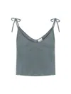 Dor Raw Luxury Women's Across The River Linen Blouse- Grey