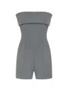Shop Dor Raw Luxury Women's Grey The Craft Of Stories Linen Jumpsuit - Slate Gray