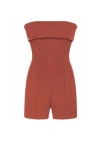 Shop Dor Raw Luxury Women's Red The Craft Of Stories Linen Jumpsuit - Terracotta