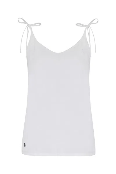 Dor Raw Luxury Women's White Across The Bridge Linen Blouse
