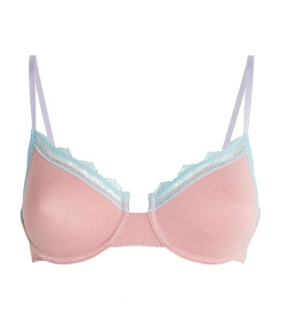 Dora Larsen Modal Isla Underwire Bra In Pink