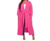 Dorcas Cable Knit Cardigan In Bubble Gum Pink In Multi