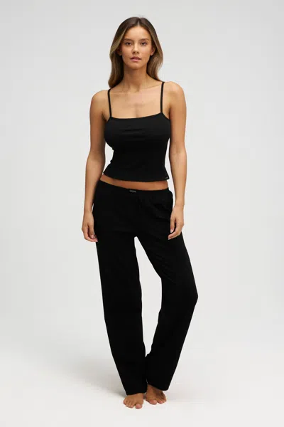 Dore & Rose Cami Sleep Set In Black