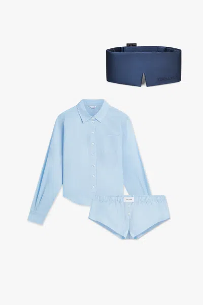Dore & Rose Cheeky Short Bundle In Blue