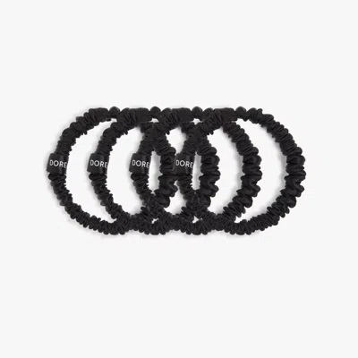 Dore & Rose Premium Scrunchies In Black