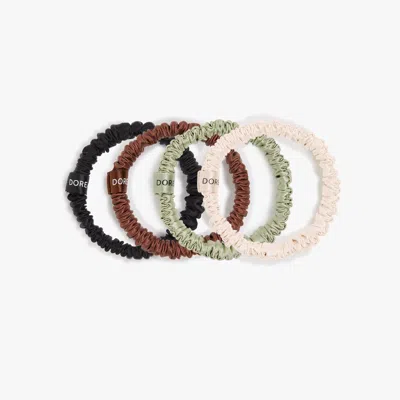 Dore & Rose Premium Scrunchies In Multi