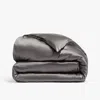 Dore & Rose Premium Silk Duvet Cover In Gray