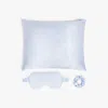 Dore & Rose Premium Silk Sleep Bundle In Blue