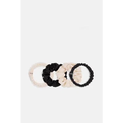 Dore & Rose Scrunchie Set In Black