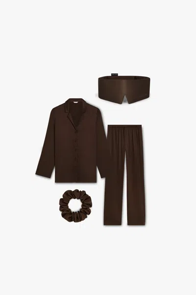 Dore & Rose Silk Dream Bundle In Brown