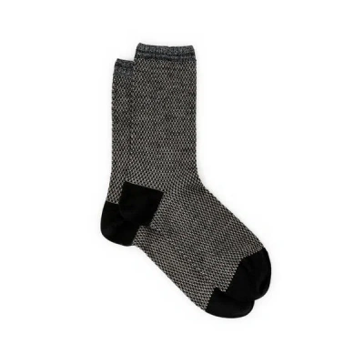 Dore Dore Chausettes Métalisées In Black