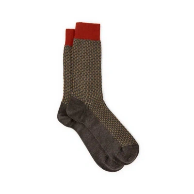 Dore Dore Chaussettes En Laine In Brown