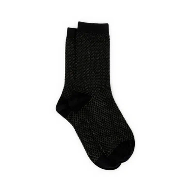 Dore Dore Chaussettes En Laine Mérinos In Black