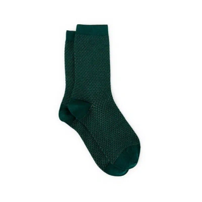 Dore Dore Chaussettes En Laine Mérinos In Green