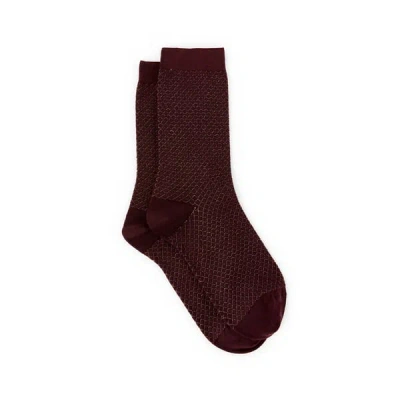 Dore Dore Chaussettes En Laine Mérinos In Red