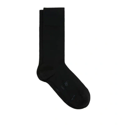 Dore Dore Paisley Mid-calf Cotton-blend Socks In Black