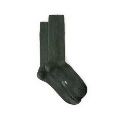 Dore Dore Chaussettes Hautes Côtelées In Green