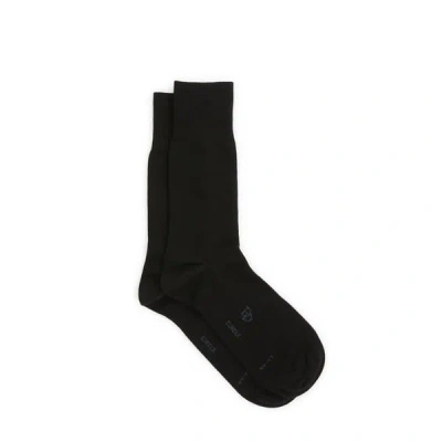 Dore Dore Cotton Mid-calf Socks In Black