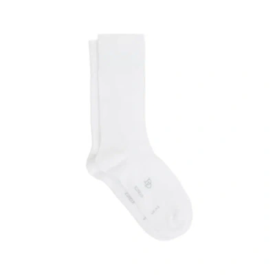 Dore Dore Cotton Over The Knee Socks In White