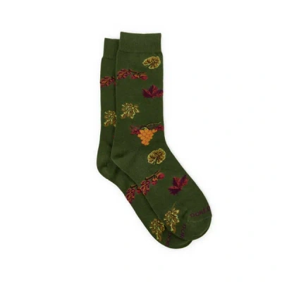Dore Dore Chaussettes Imprimées En Coton In Green