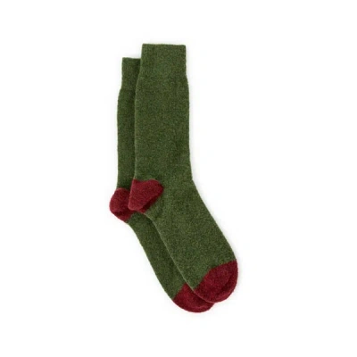 Dore Dore Chaussettes Polaires En Laine In Green