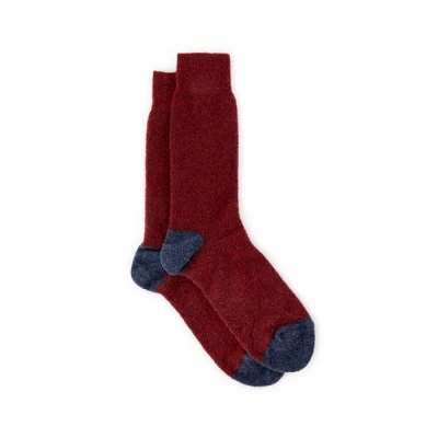 Dore Dore Chaussettes Polaires En Laine In Red