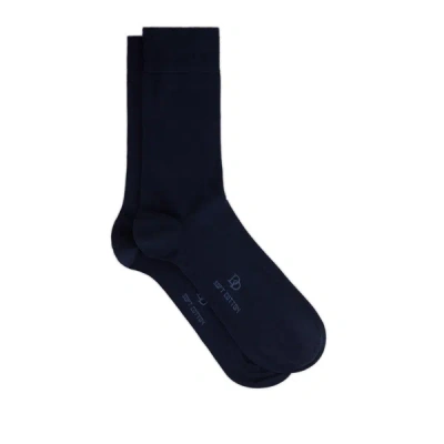 Dore Dore Cotton Socks In Blue