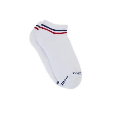 Dore Dore Cotton Trainer Socks In White