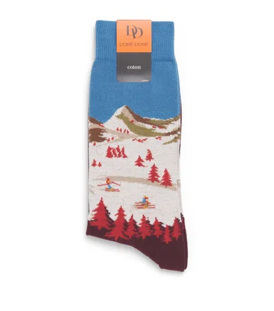 Dore Dore Doré Doré Jacquard Mountain Socks