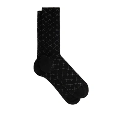 Dore Dore Printed Socks In Black
