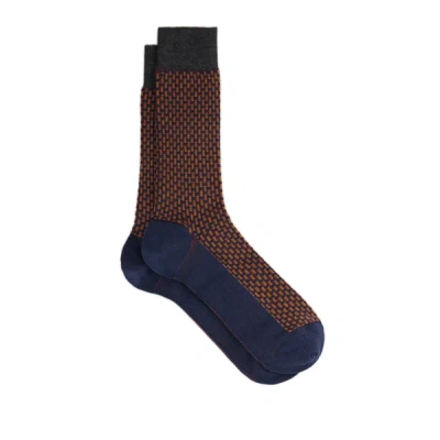 Dore Dore Wool Blend Socks In Blue