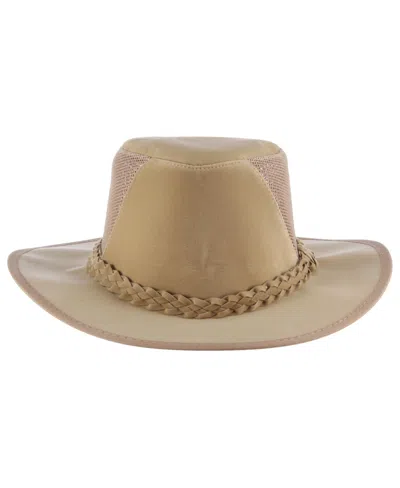 Dorfman Pacific Men's Soaker Aussie Mesh Back Hat In Brown
