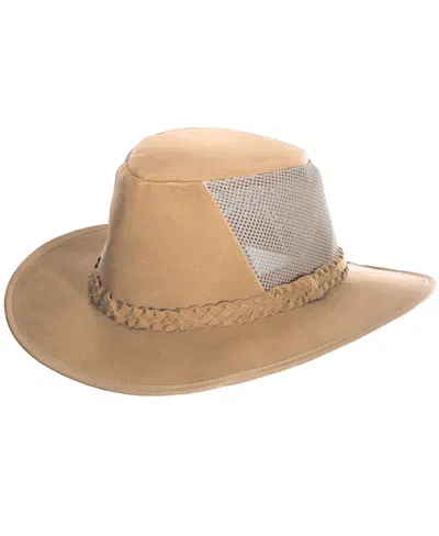 Dorfman Pacific Men's Soaker Aussie Mesh Back Hat In Brown