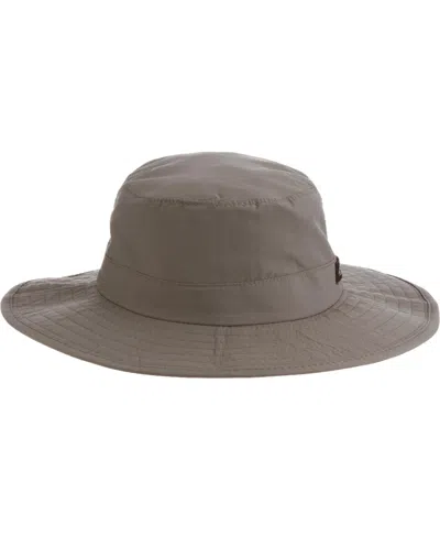 Dorfman Pacific Men's Supplex Big Brim Hat In Khaki