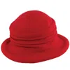 Dorfman Pacific Women's Packable Wool Cloche In Red