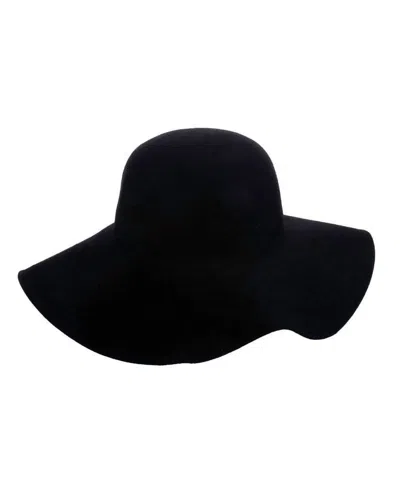 Dorfman Pacific Women's Wool Felt Big Brim Hat In Black