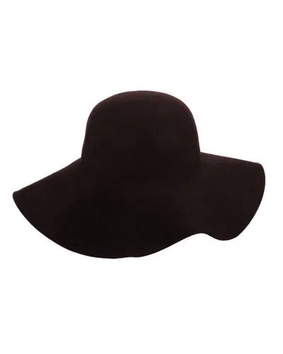 Dorfman Pacific Women's Wool Felt Big Brim Hat In Brown