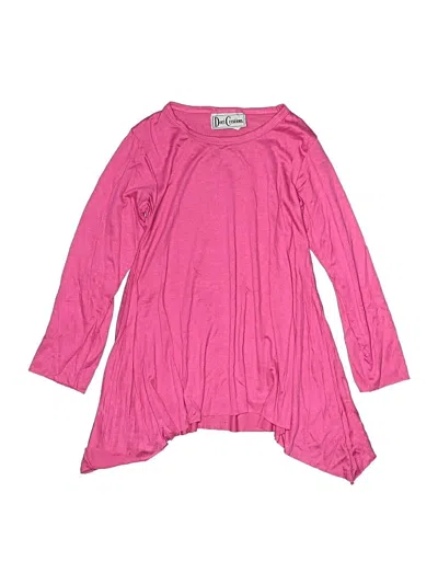 Pre-owned Dori Creations Kids' Long Sleeve T-shirt In Pink