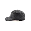Doria 1905 Men's Black Cashmere Rolling Baseball Cap In Black