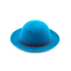 Doria 1905 Men's Blue Roller - Rollable Velour Felt Hat In Blue