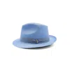 Doria 1905 Men's Blue Small Brim Panama Hat