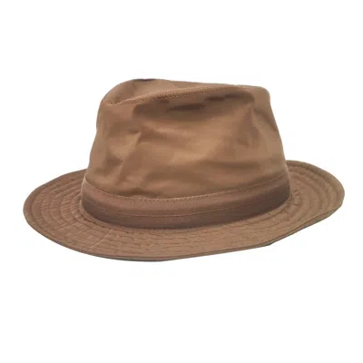Doria 1905 Men's Brown Zefiro Rain - Waterproof Hat